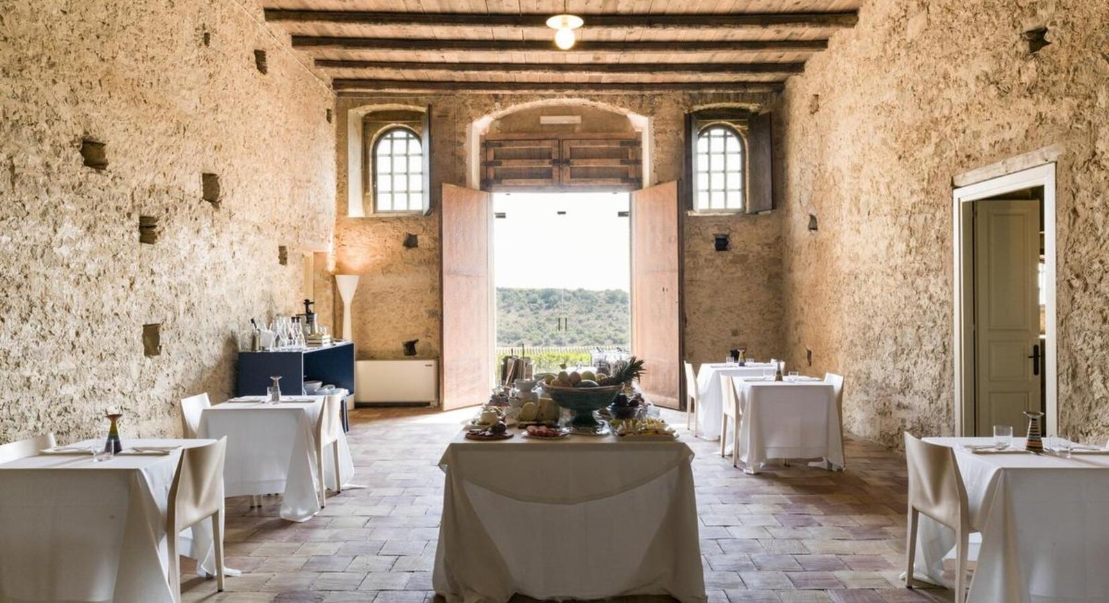 Feudi del Pisciotto Wine Relais, at the table