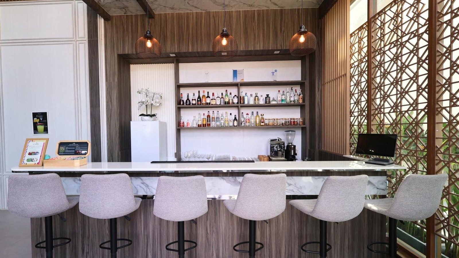 Bella Nara Phuket Naiyang Beach, at the table