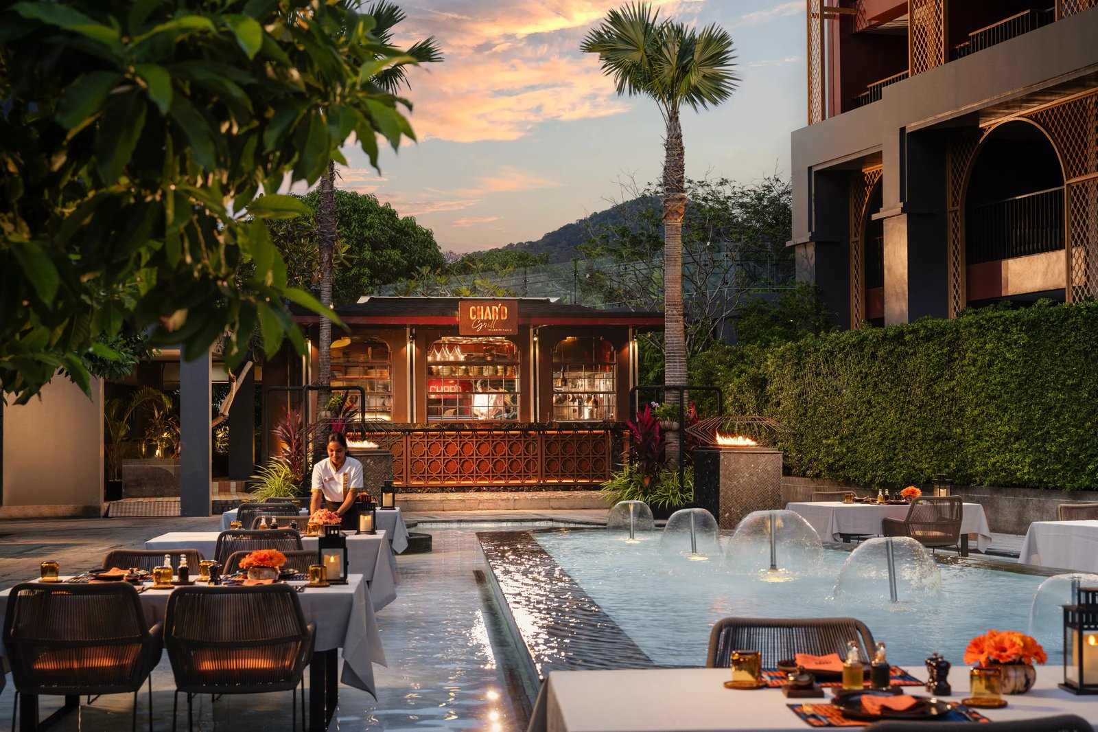 Avista Grande Phuket Karon, at the table