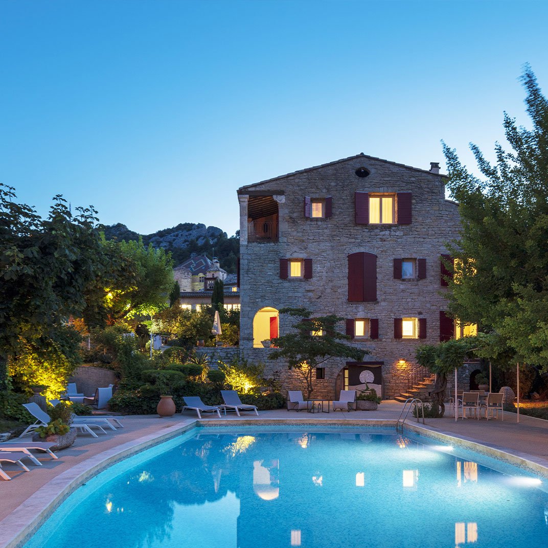 La Bonne Étape, the pool