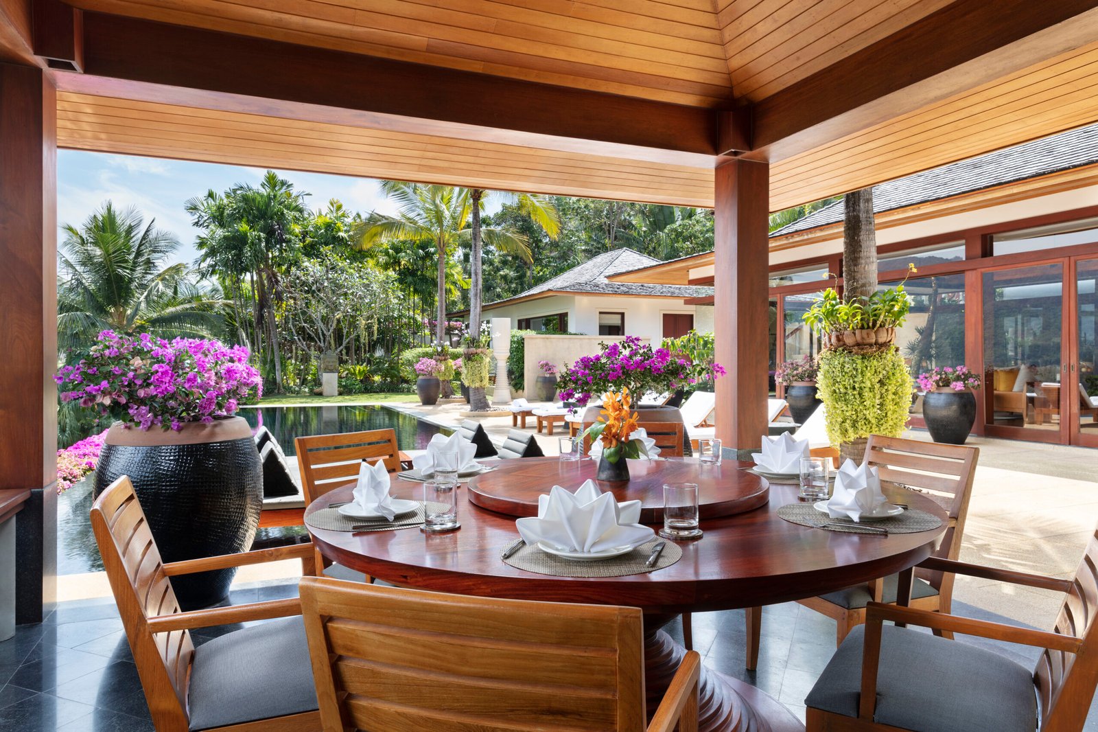 Andara Resort & Villas, at the table