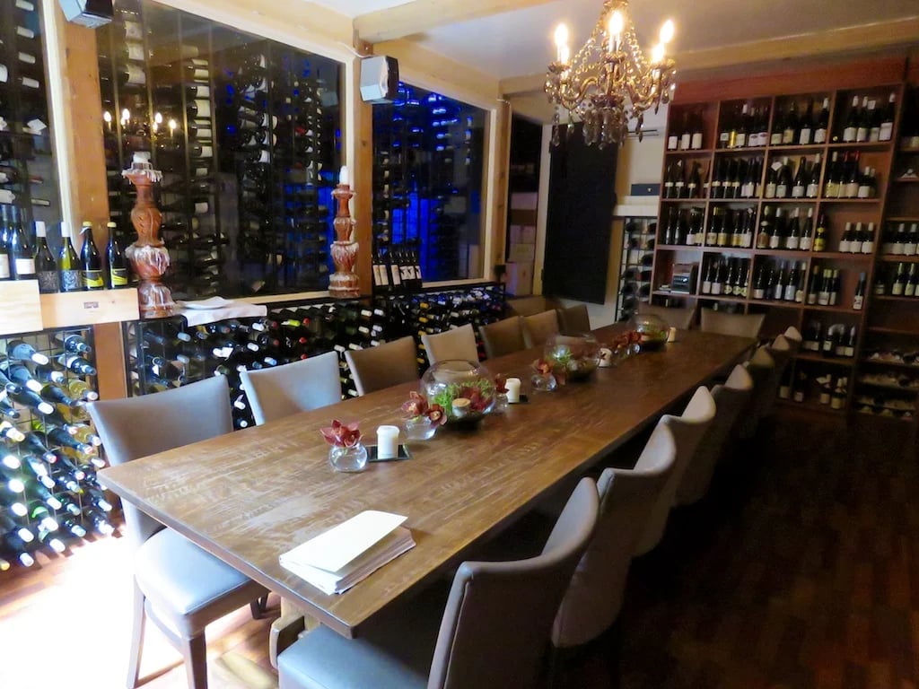 Lake House, Daylesford, at the table