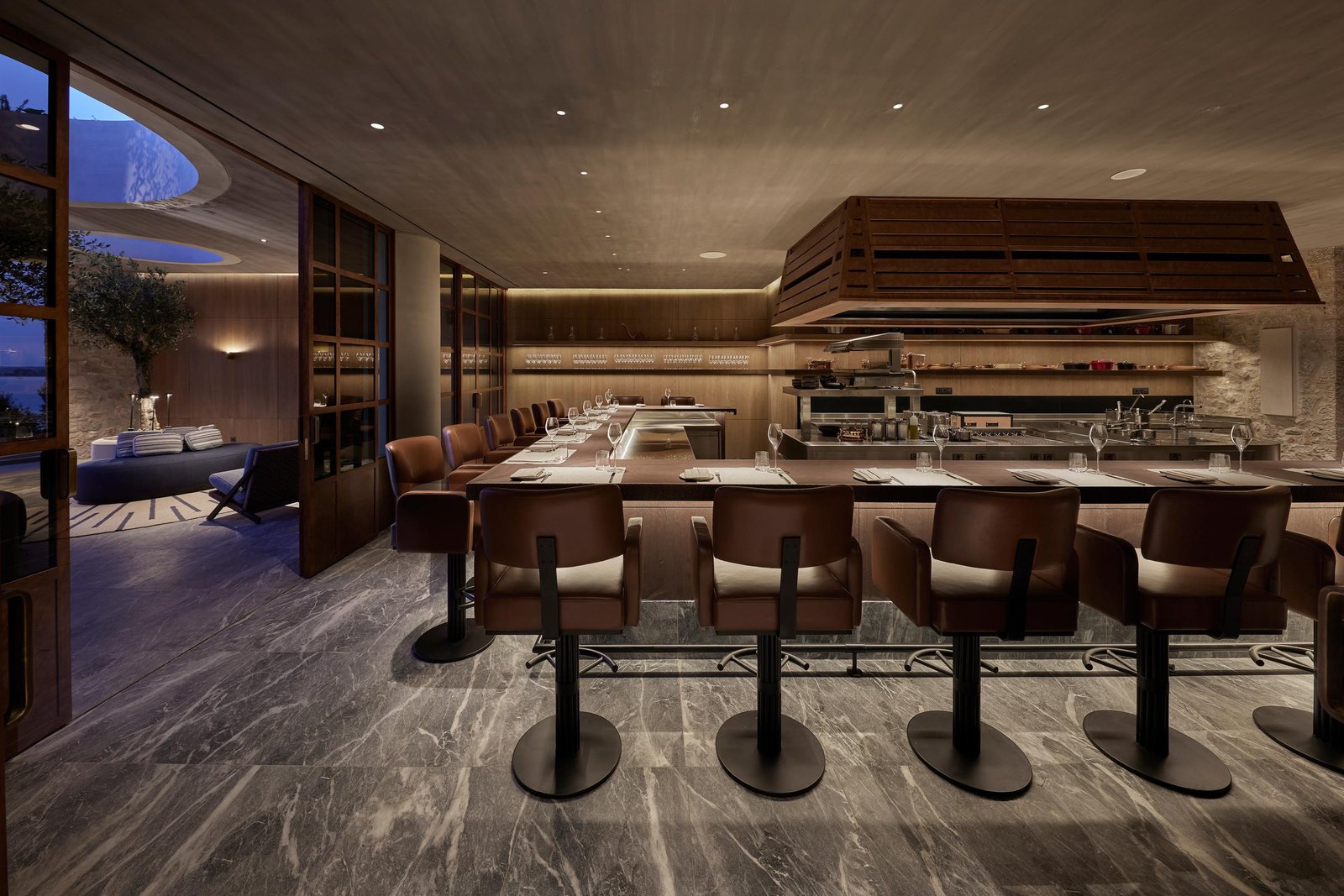 Mandarin Oriental, Costa Navarino, at the table