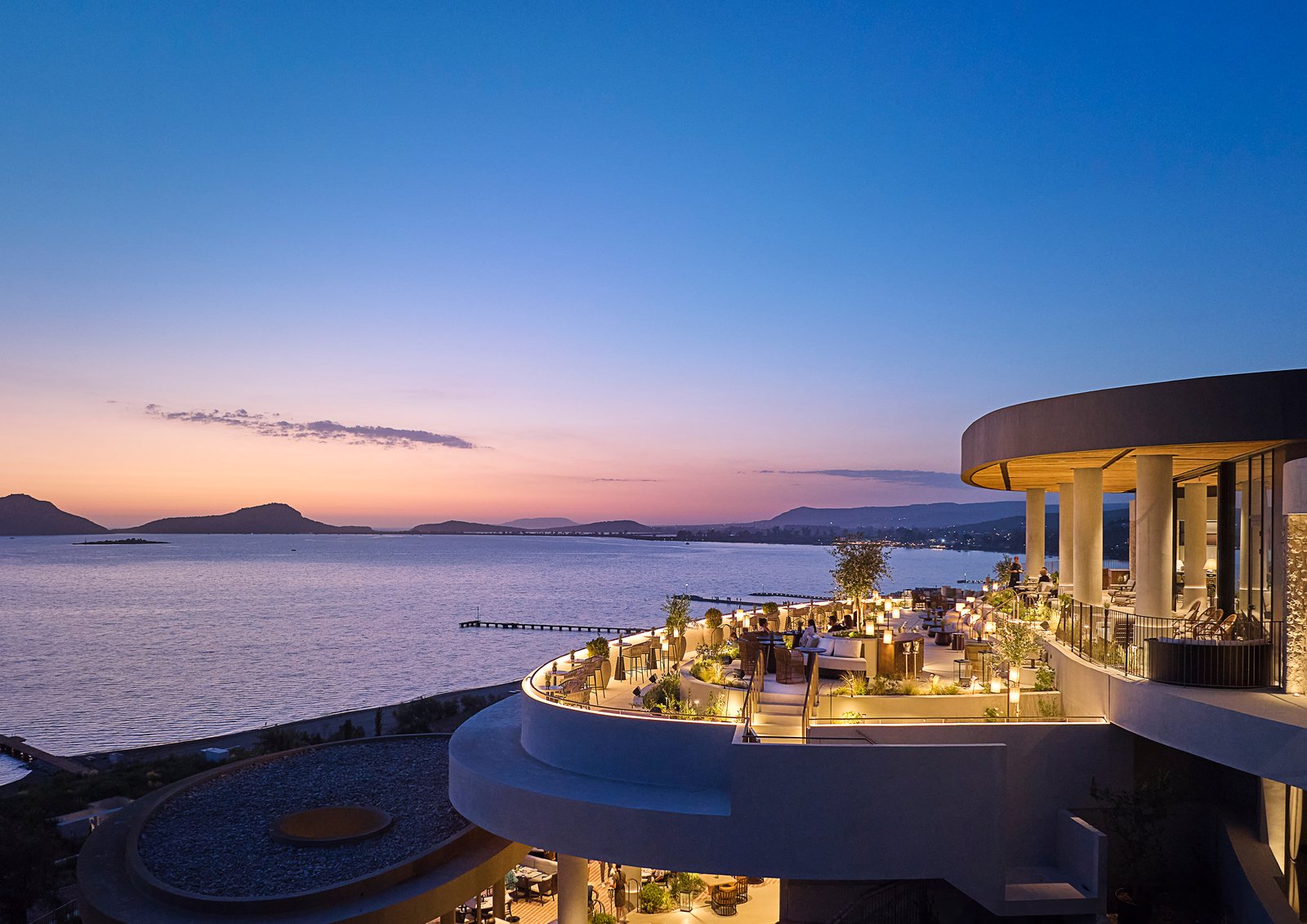 Mandarin Oriental, Costa Navarino, at the table