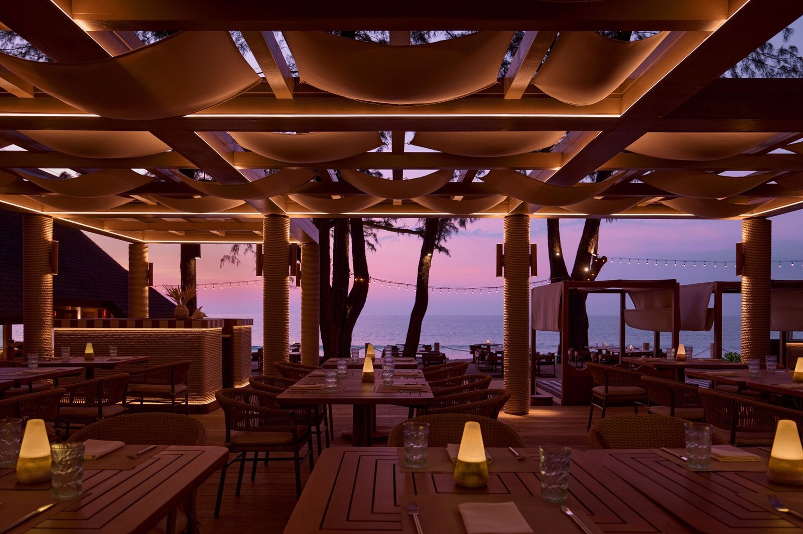 Dusit Thani Laguna Phuket, at the table