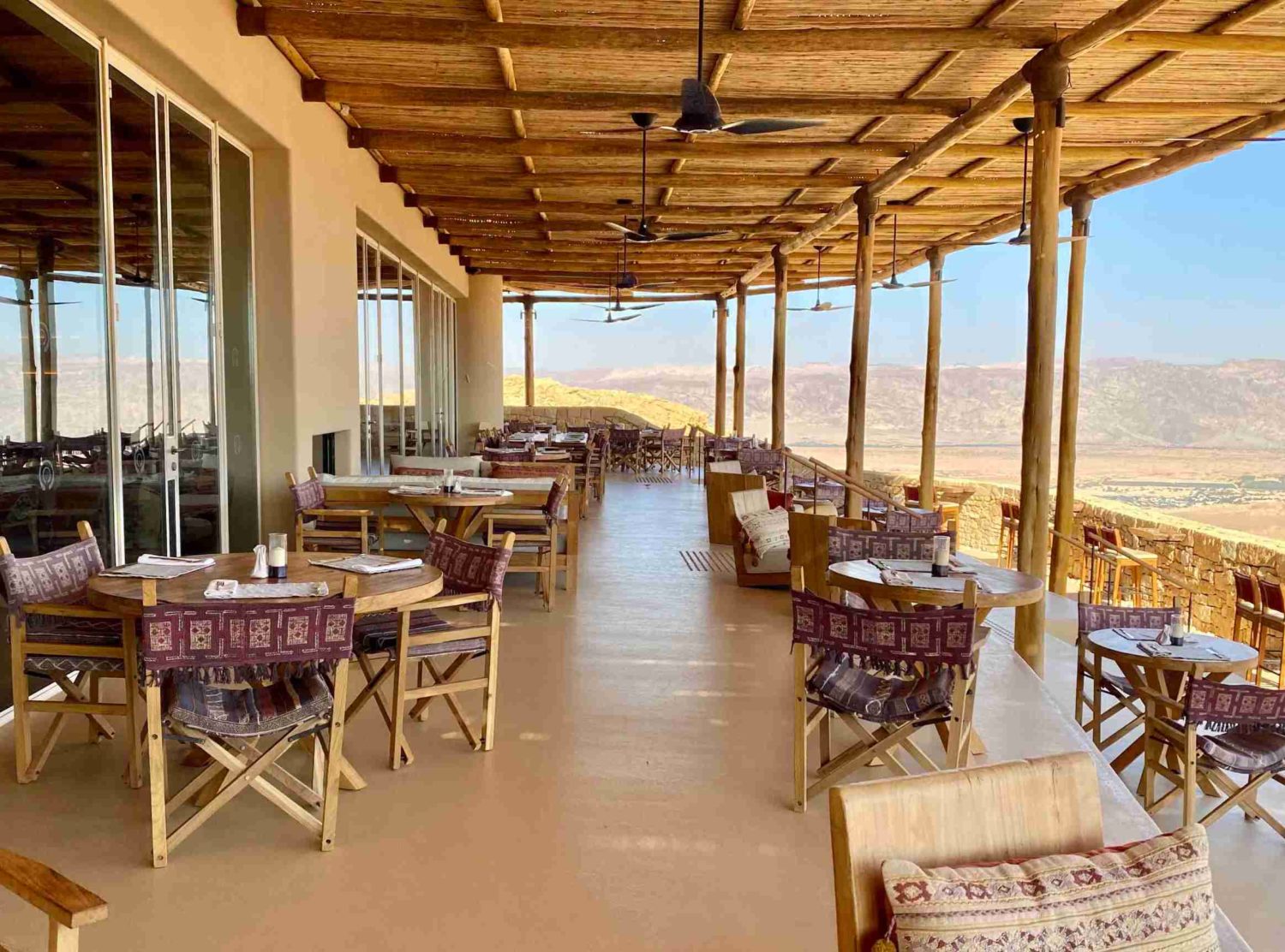 Six Senses Shaharut, at the table