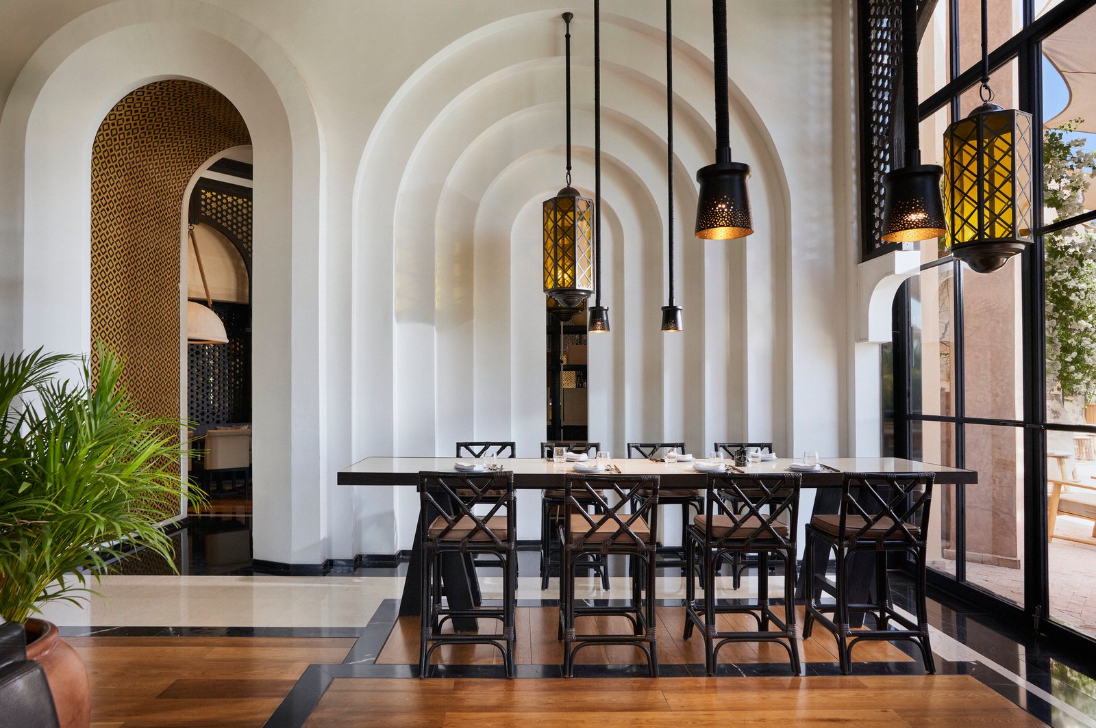 Mandarin Oriental, Marrakech, at the table