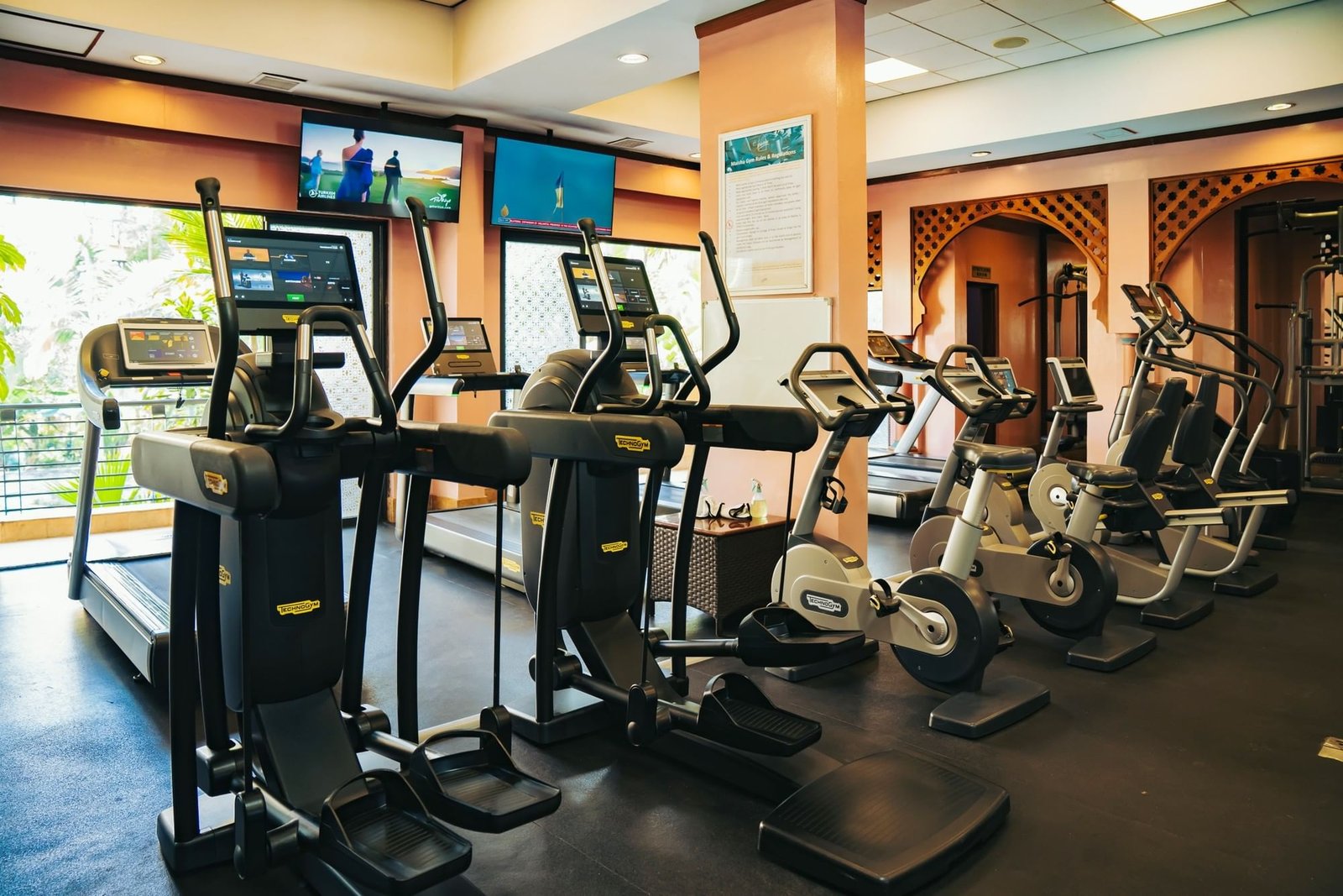 Kigali Serena Hotel, the gym and whirlpool