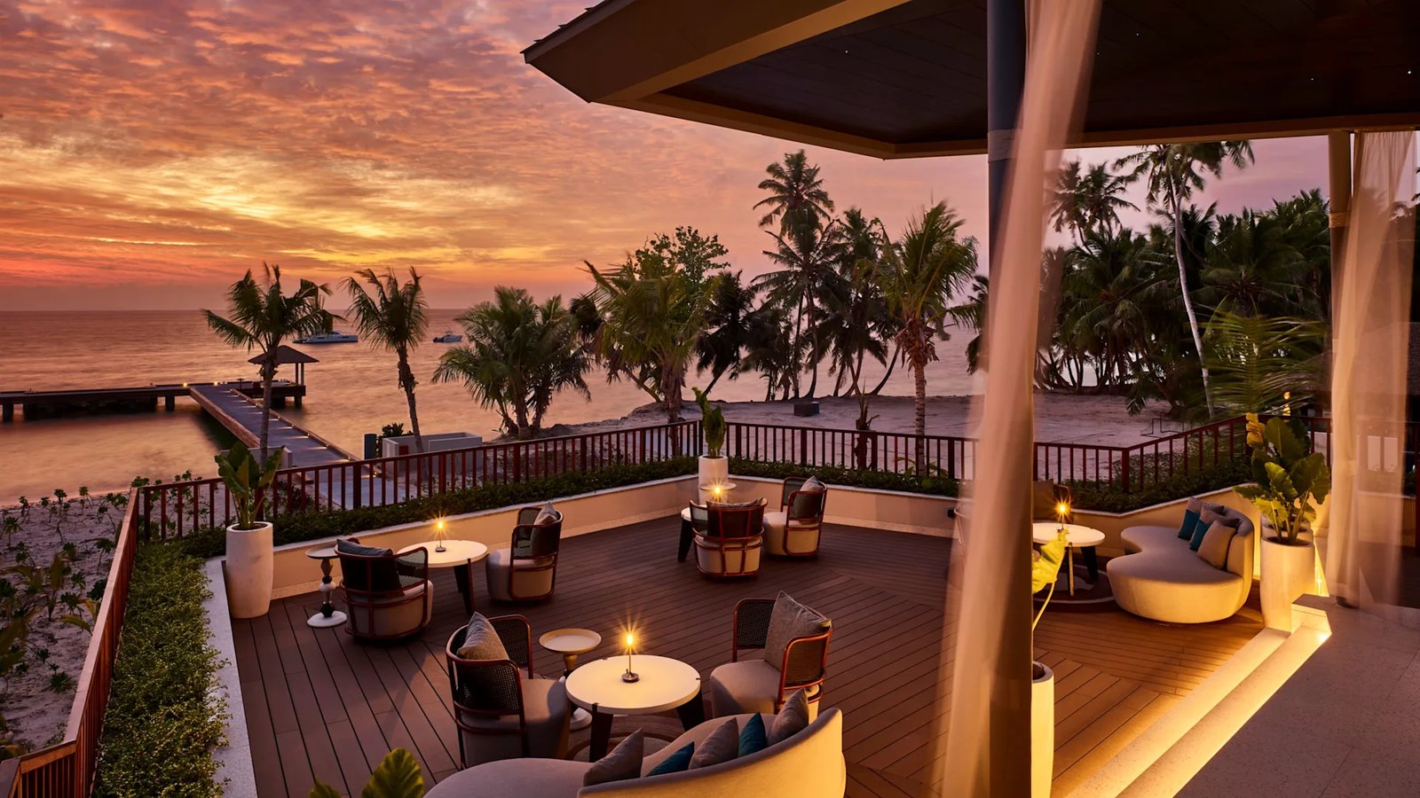 Waldorf Astoria Seychelles Platte Island, at the table