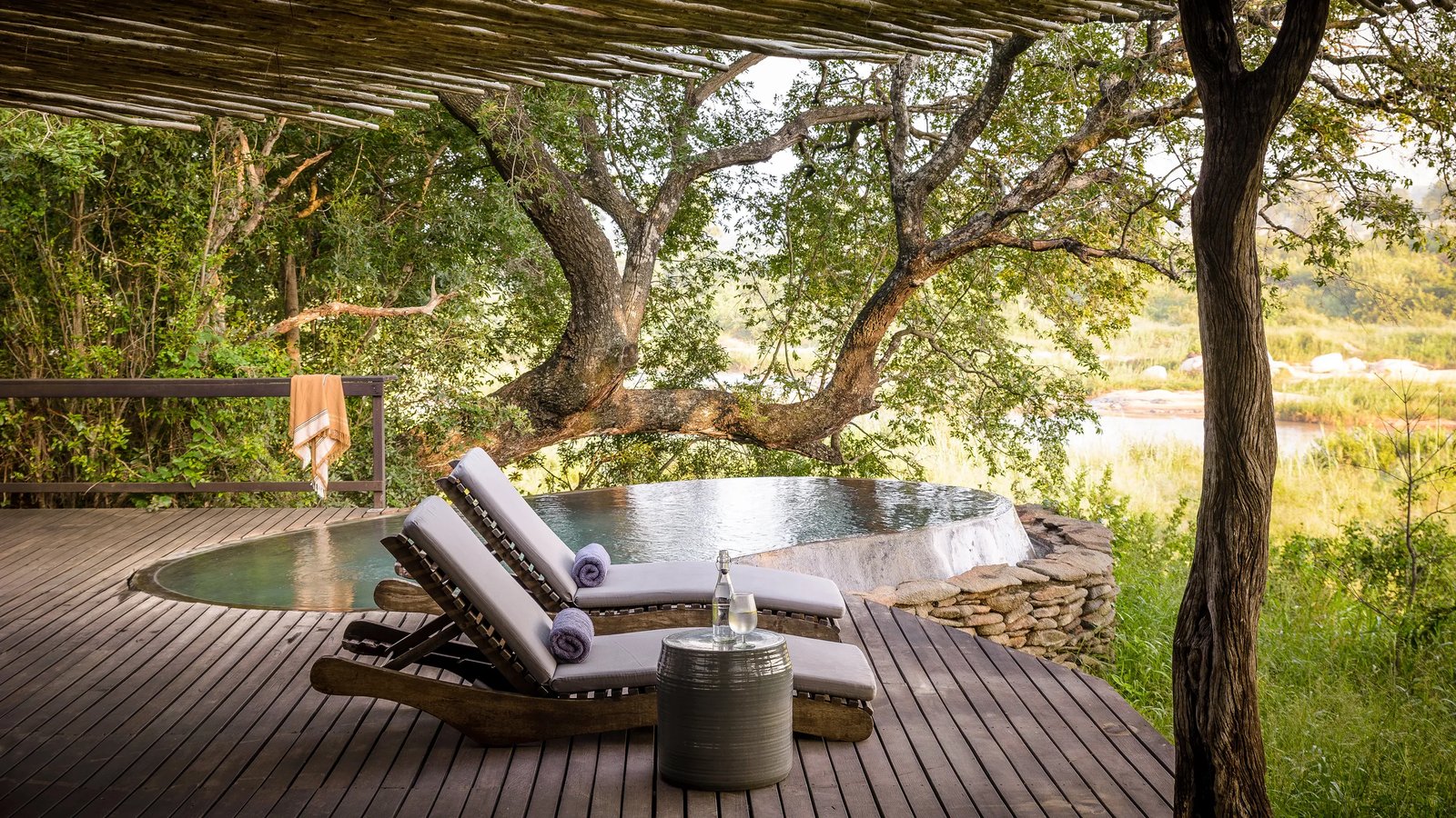 Singita Boulders, the pool