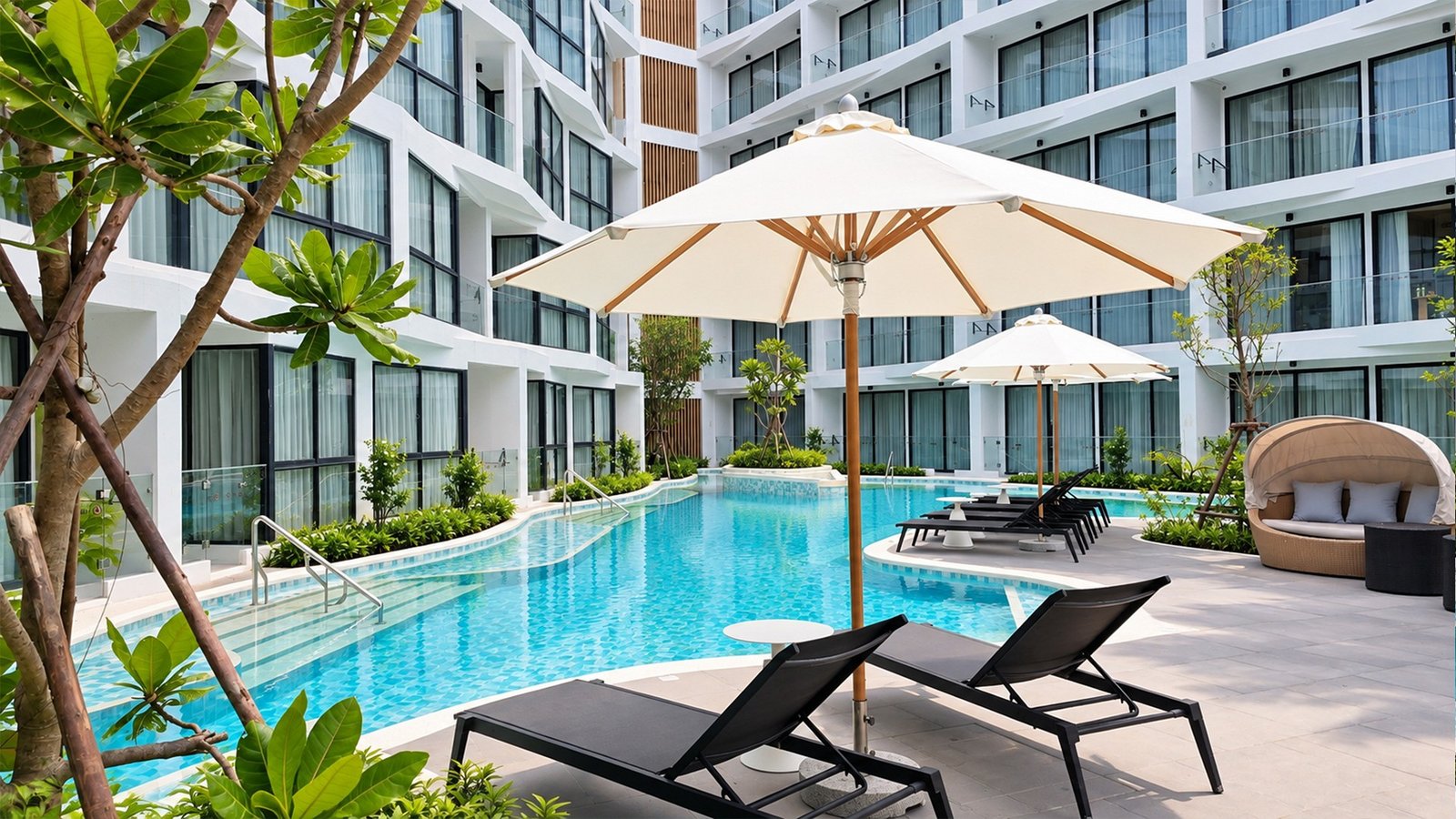 Laya Resort Phuket, the pool