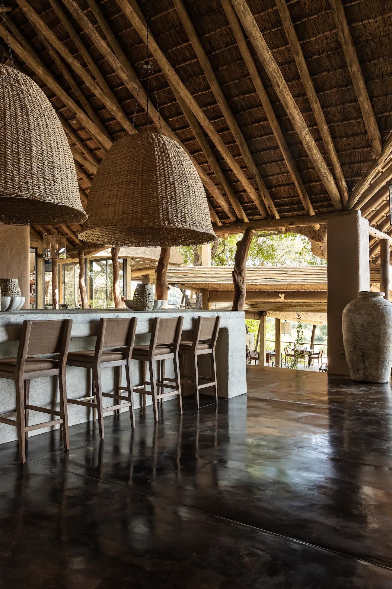 Singita Ebony, lodge bar & deli
