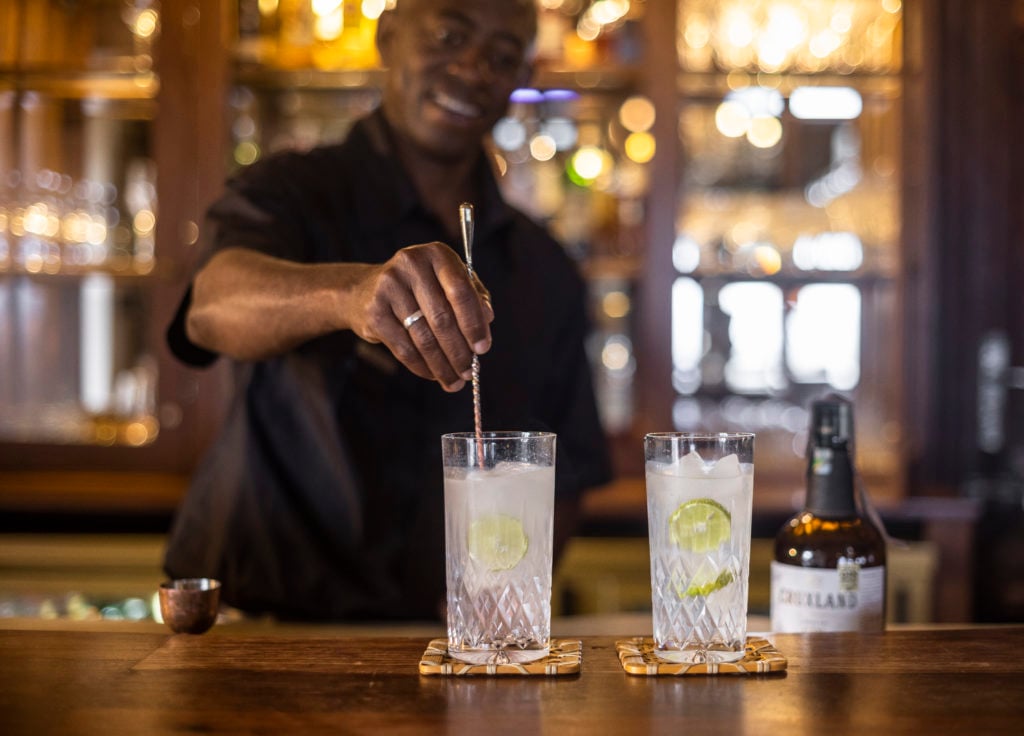 Singita Sasakwa, at the table