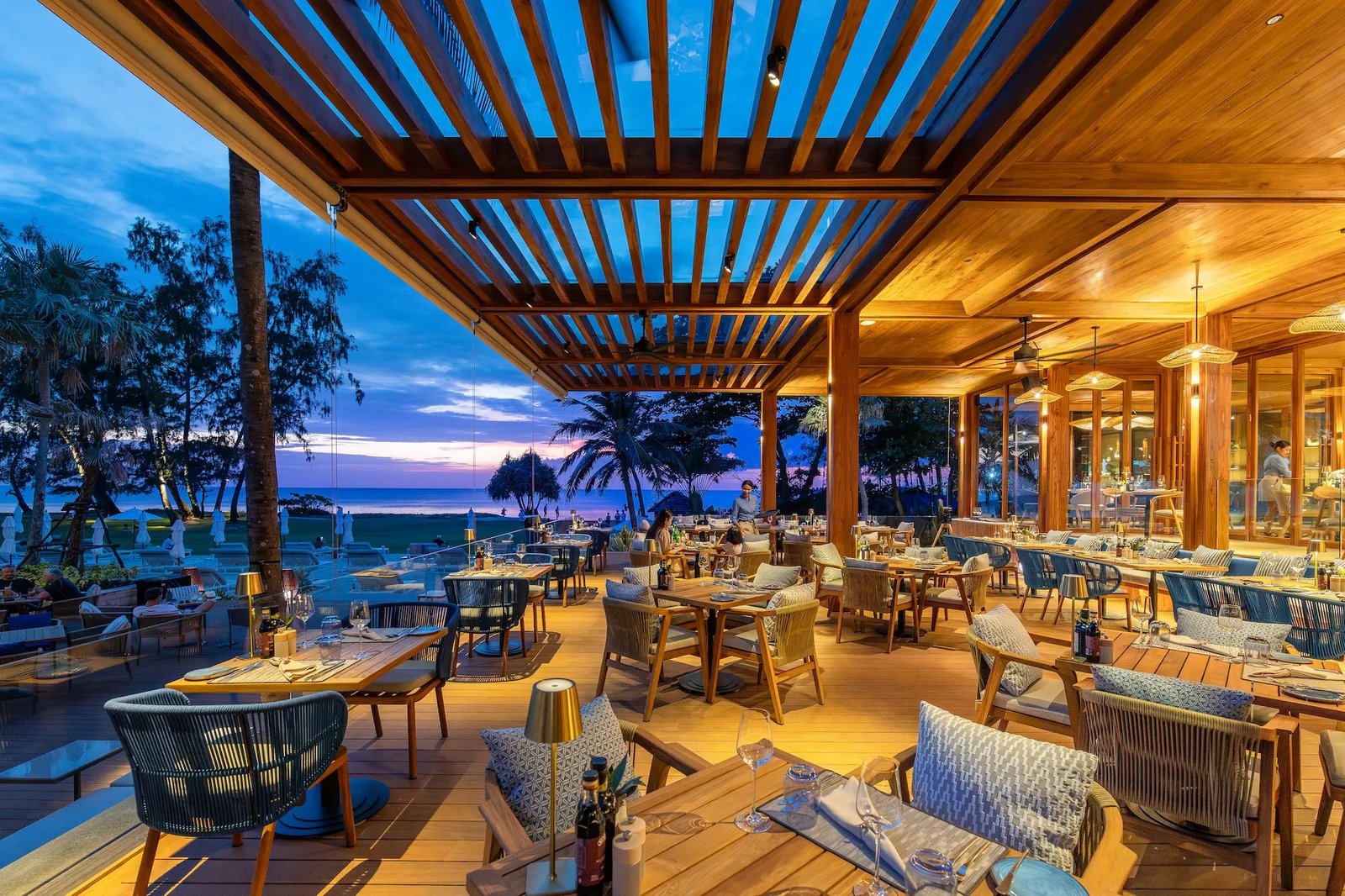 Anantara Mai Khao Phuket Villas, at the table