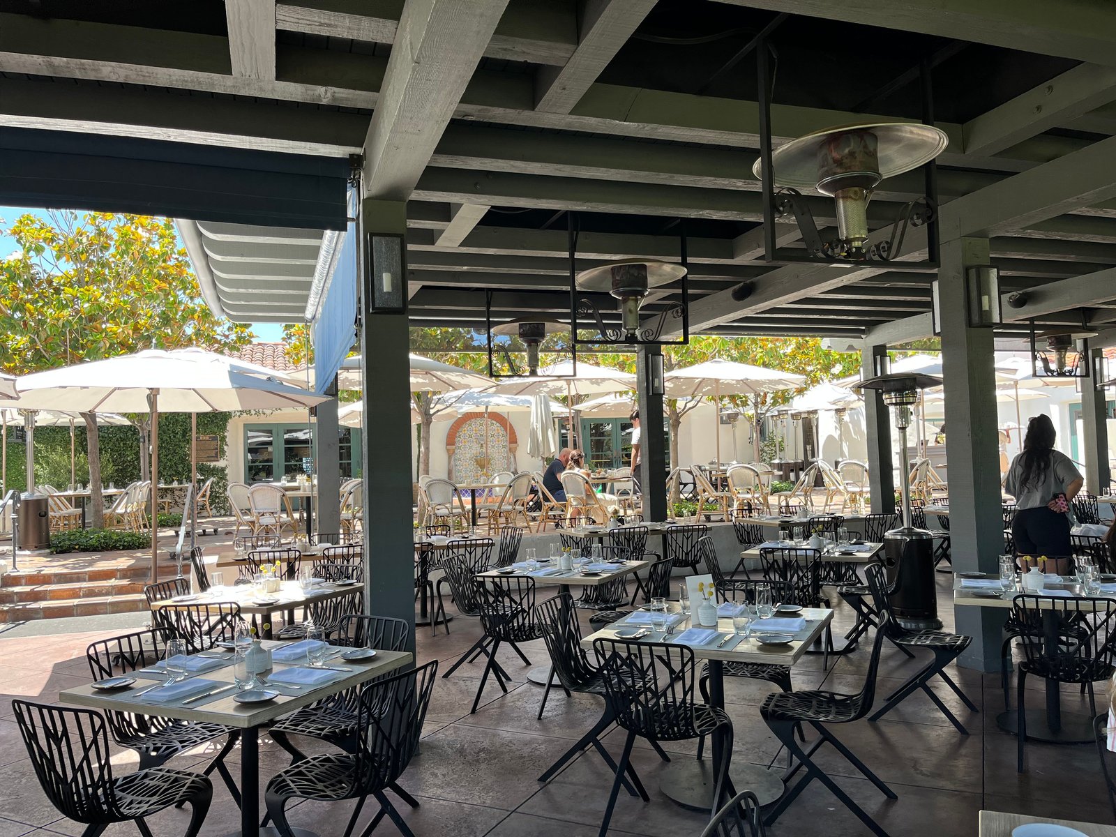 Ojai Valley Inn, at the table