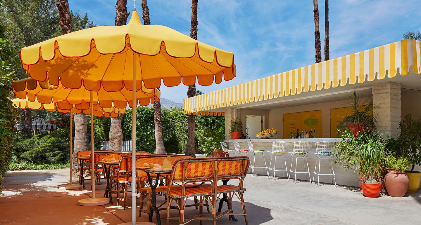 Parker Palm Springs, at the table