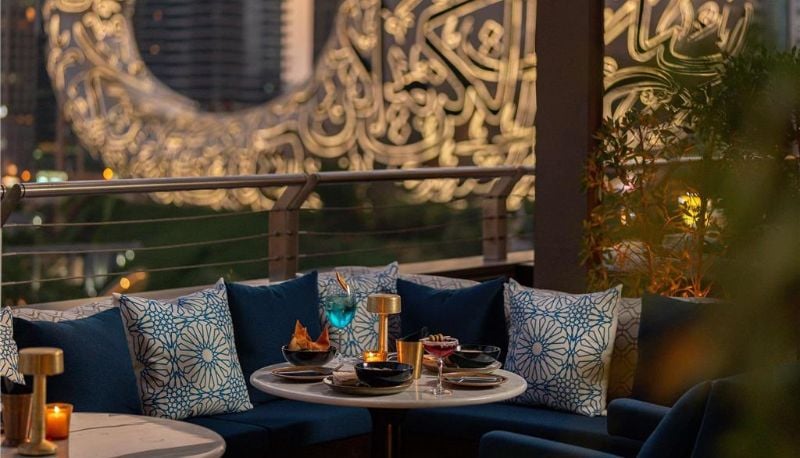 25hours Hotel Dubai One Central, at the table