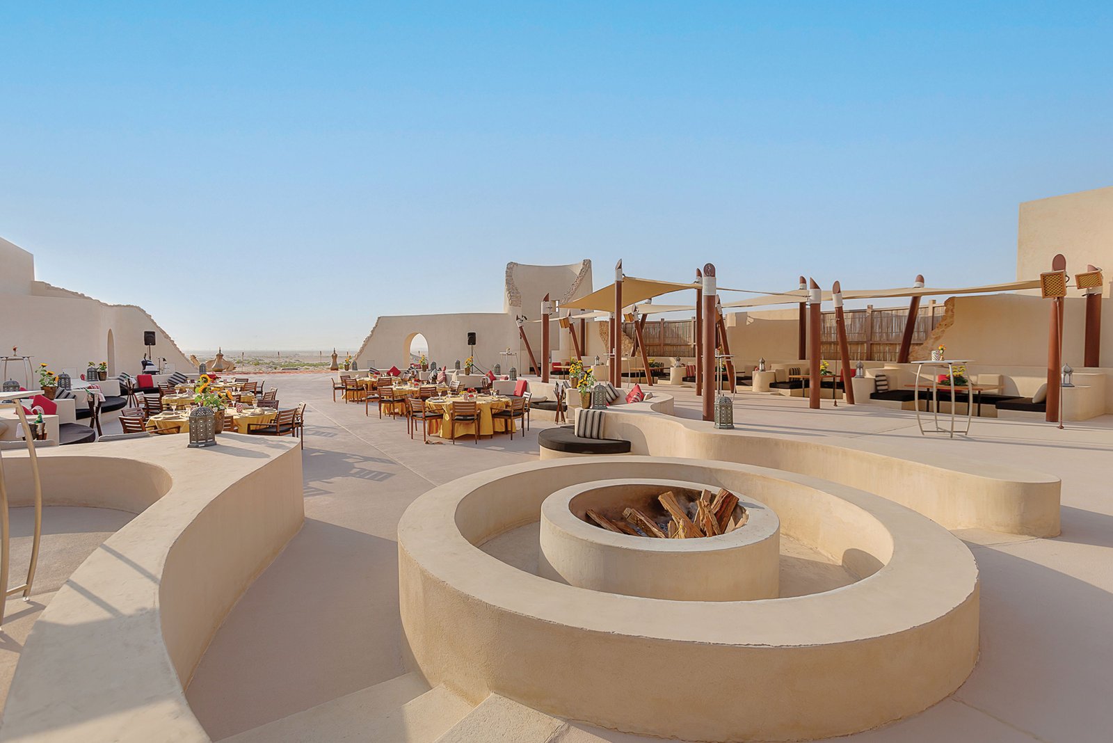 Al Wathba, a Luxury Collection Desert Resort & Spa, Abu Dhabi, at the table