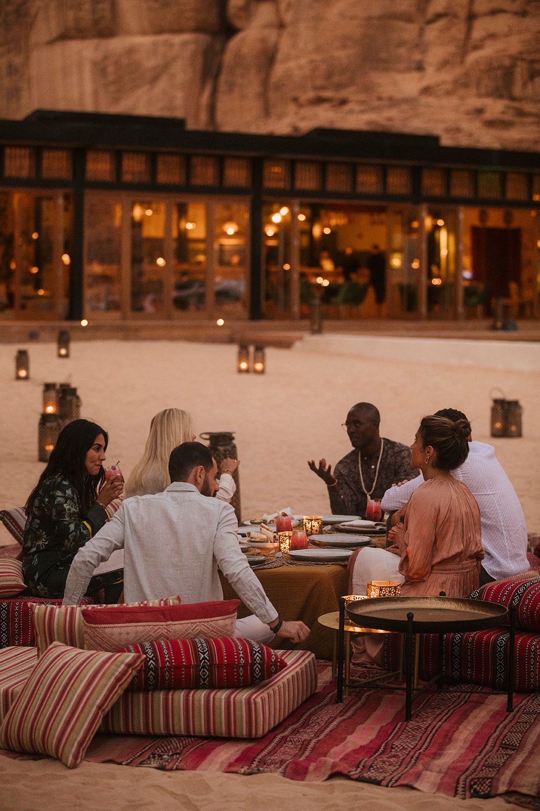 Our Habitas AlUla, at the table