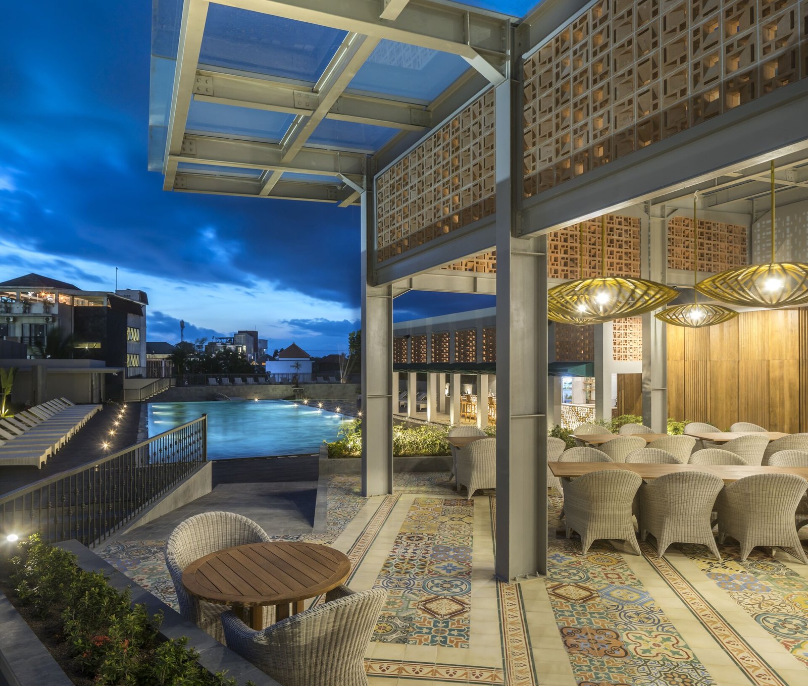 Eastin Ashta Resort, at the table