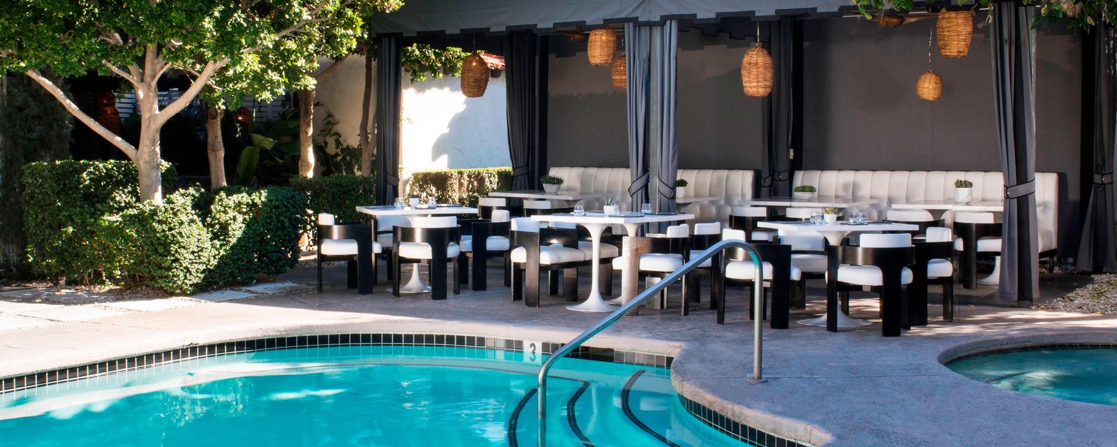 Avalon Hotel & Bungalows Palm Springs, at the table