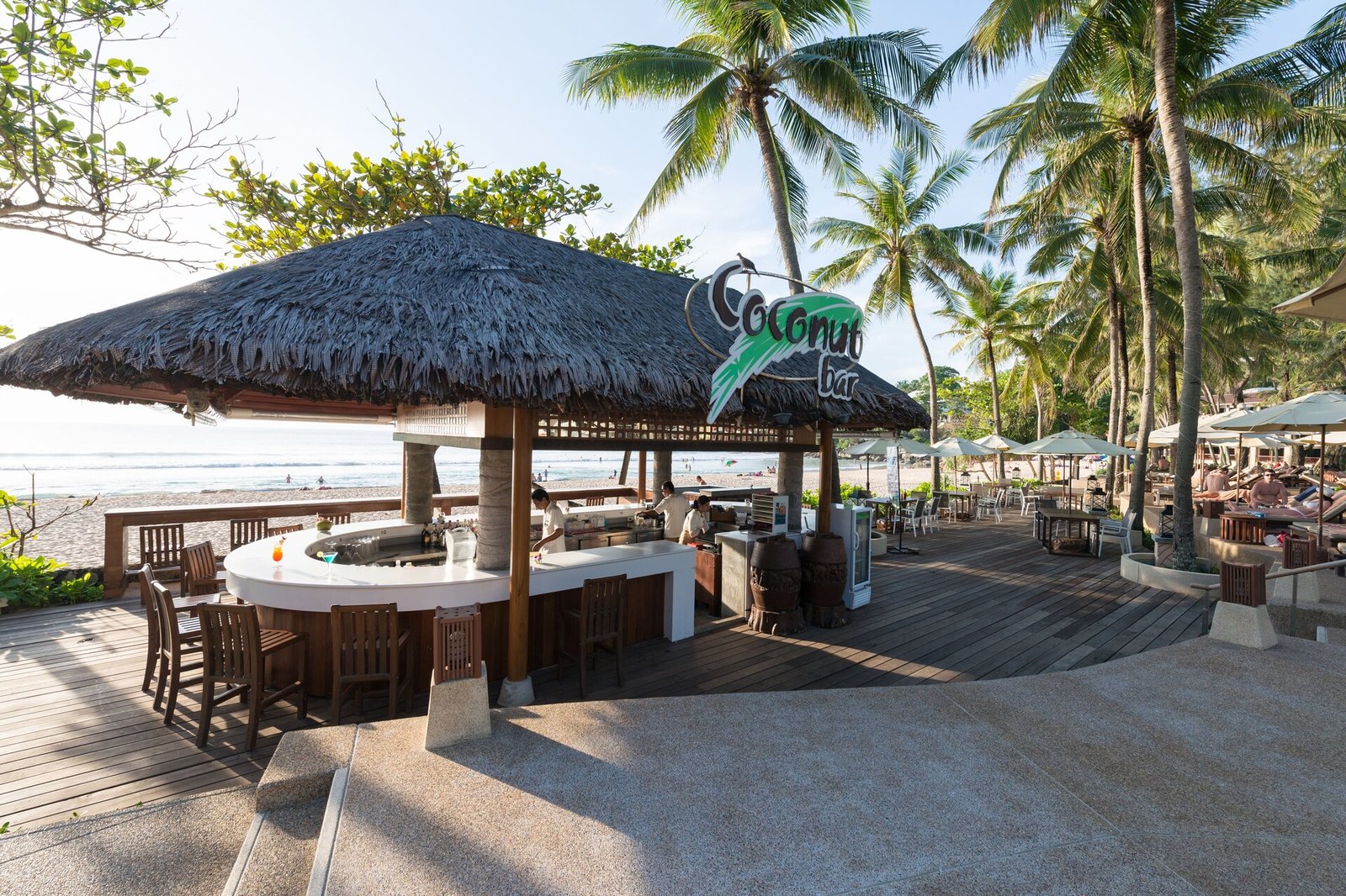 Katathani Phuket Beach Resort, at the table