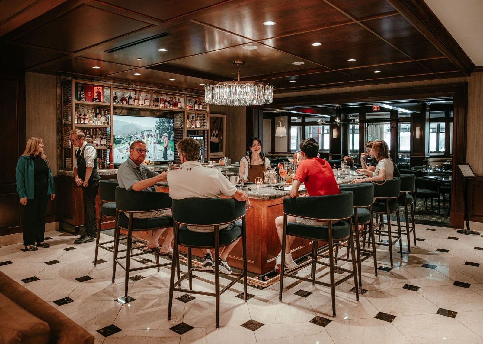 The Townsend Hotel, the rugby grille