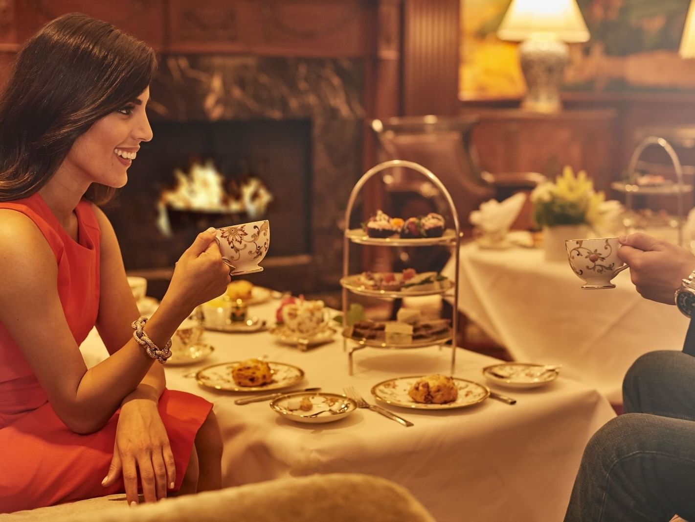 The Townsend Hotel, at the table