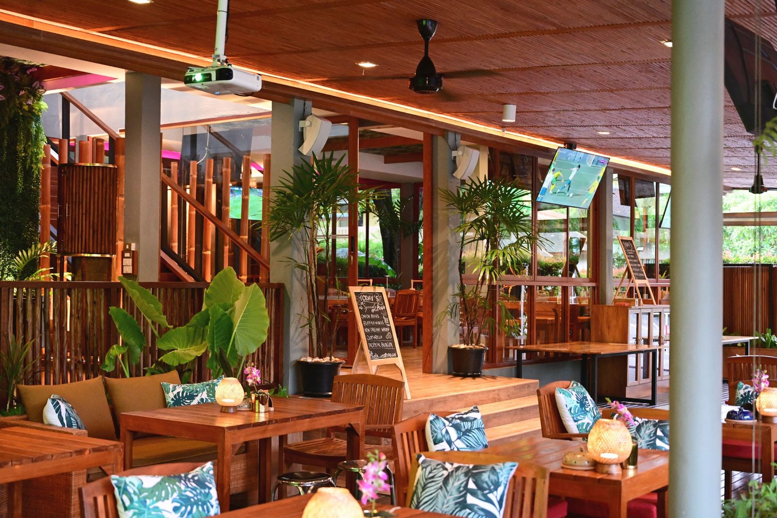 Metadee Concept Hotel, at the table
