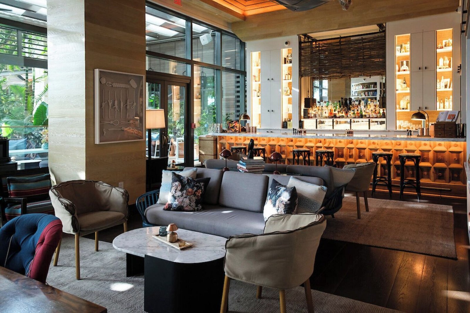 Kimpton Seafire Resort + Spa, library by the sea