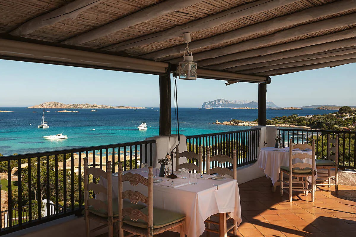 Romazzino, A Belmond Hotel, Costa Smeralda, at the table