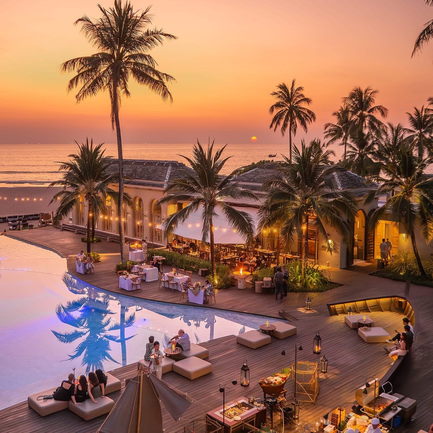 Devasom Khao Lak Beach Resort & Villas, eat & drink
