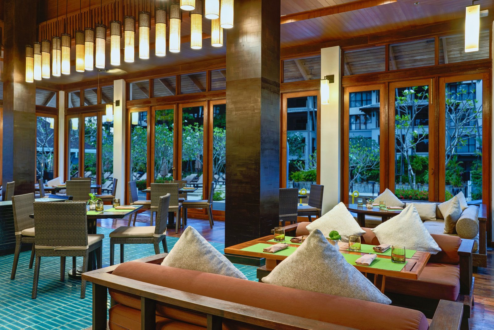 Marriott's Mai Khao Resort, at the table