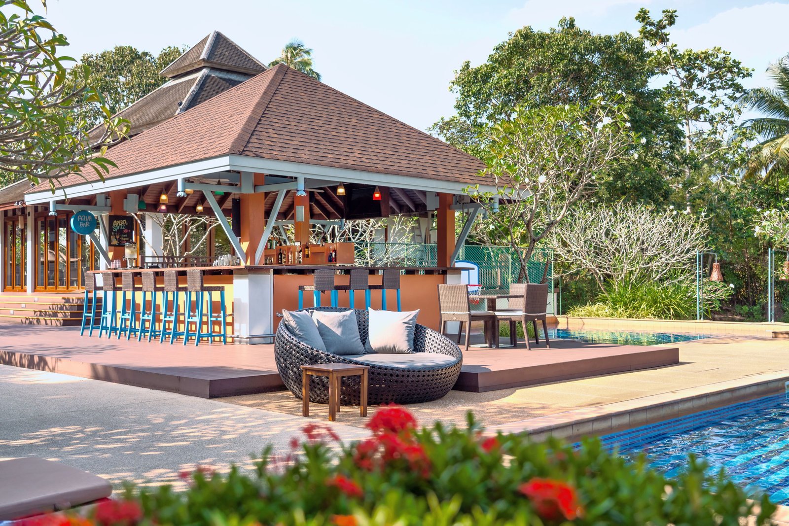 Marriott's Mai Khao Resort, at the table