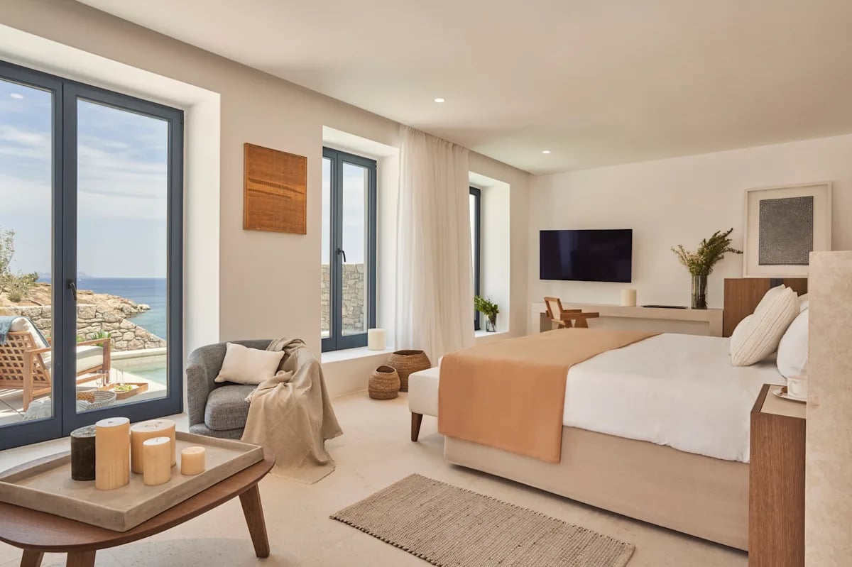 Cali Mykonos, rooms