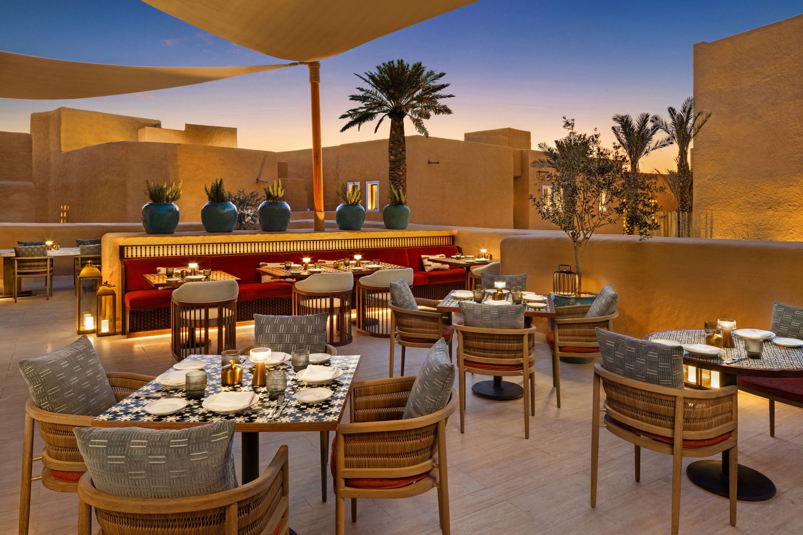 Bab Samhan, a Luxury Collection Hotel, Diriyah, at the table