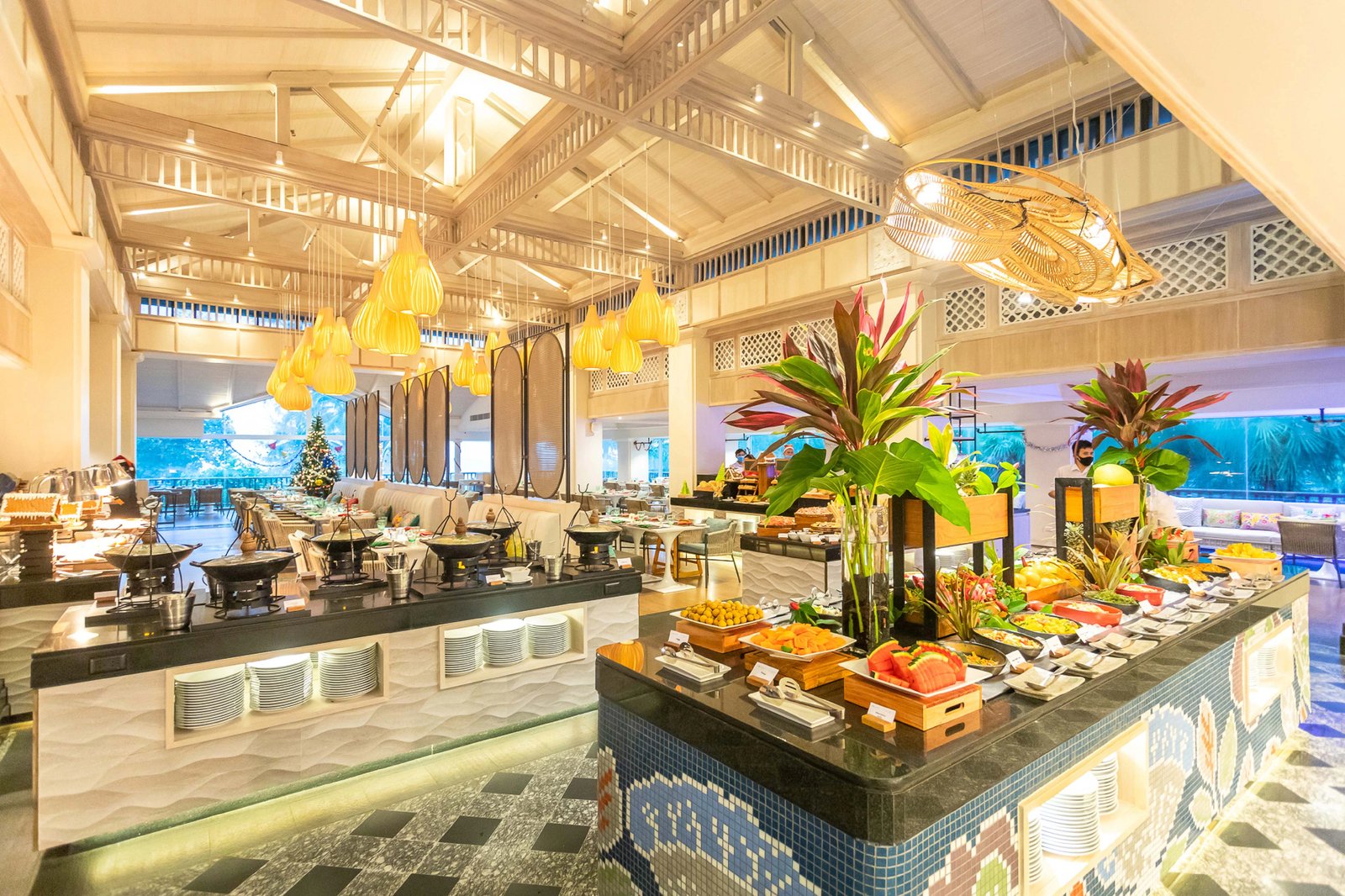 Marriott's Phuket Beach Club, at the table