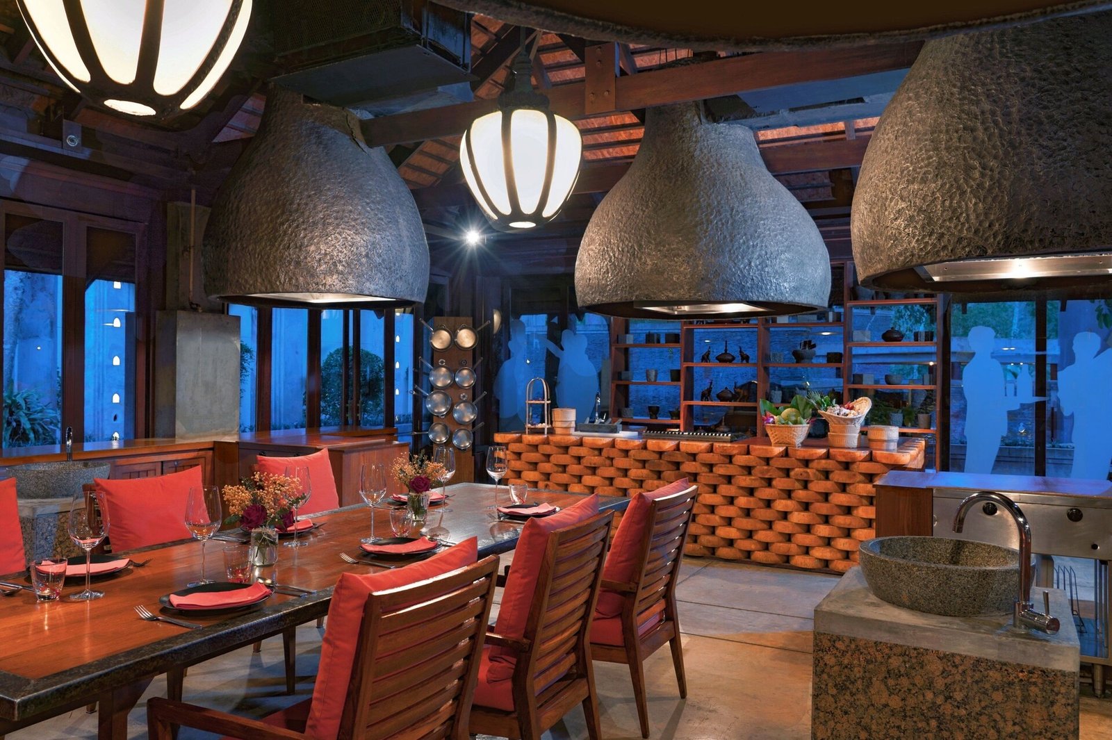 Marriott's Phuket Beach Club, at the table