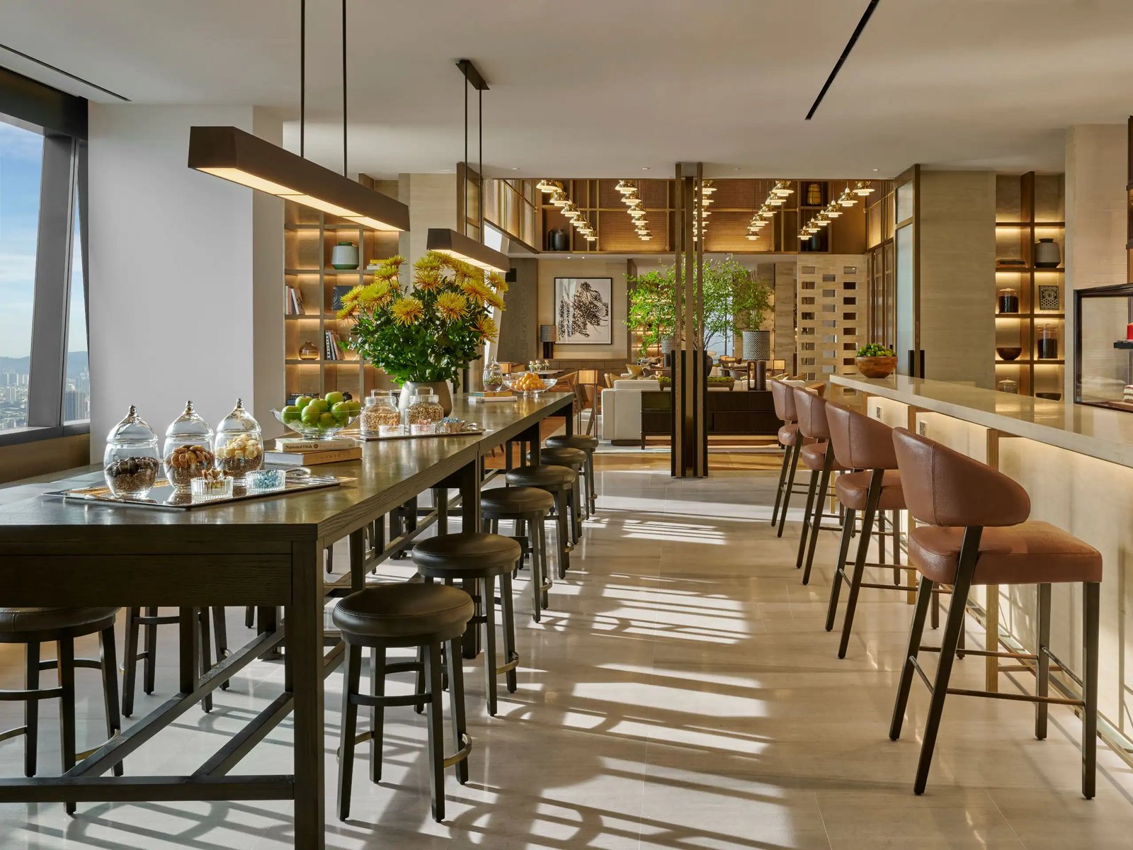 Park Hyatt Kuala Lumpur, at the table