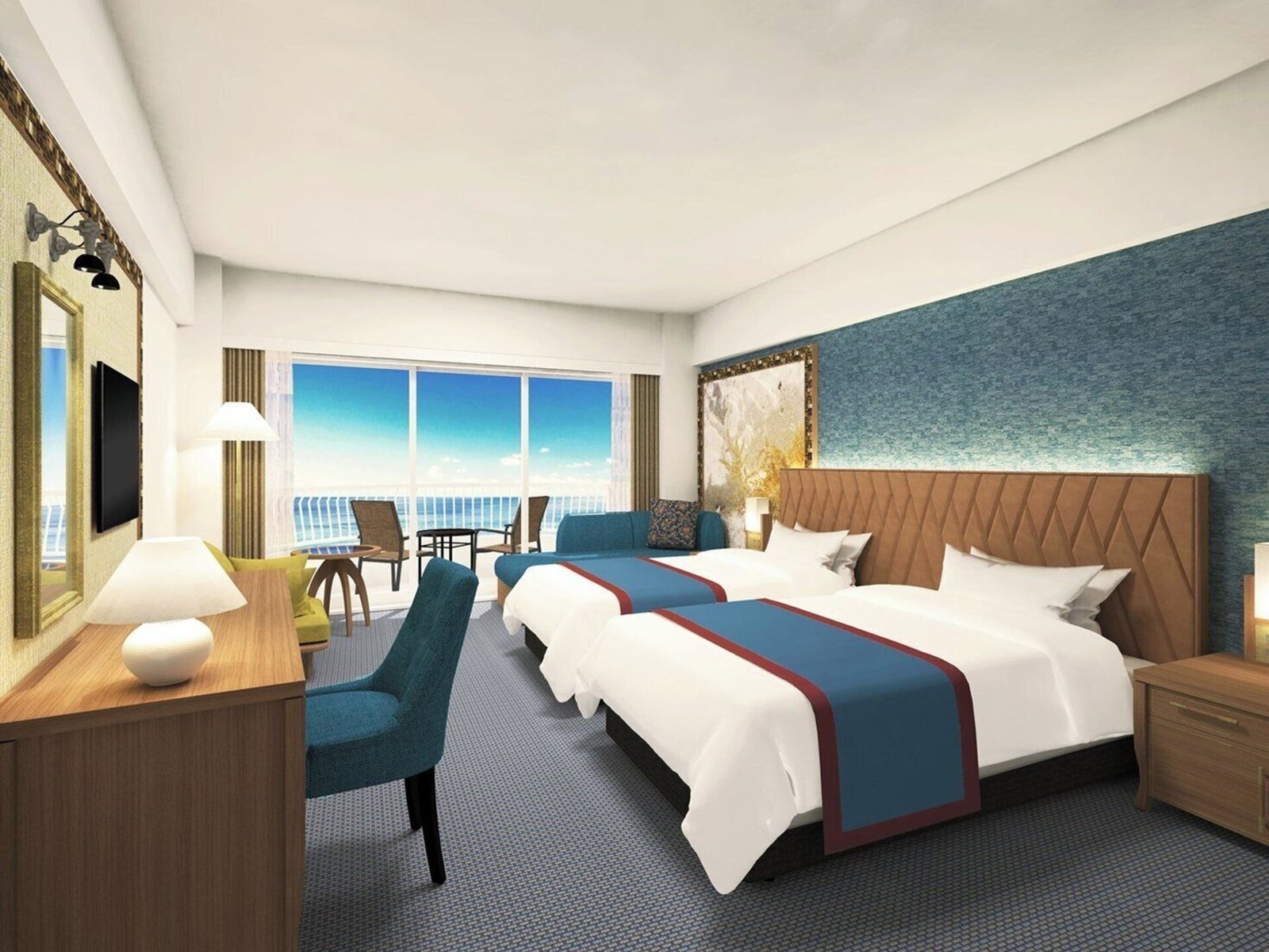 Okinawa Kariyushi Beach Resort — rooms