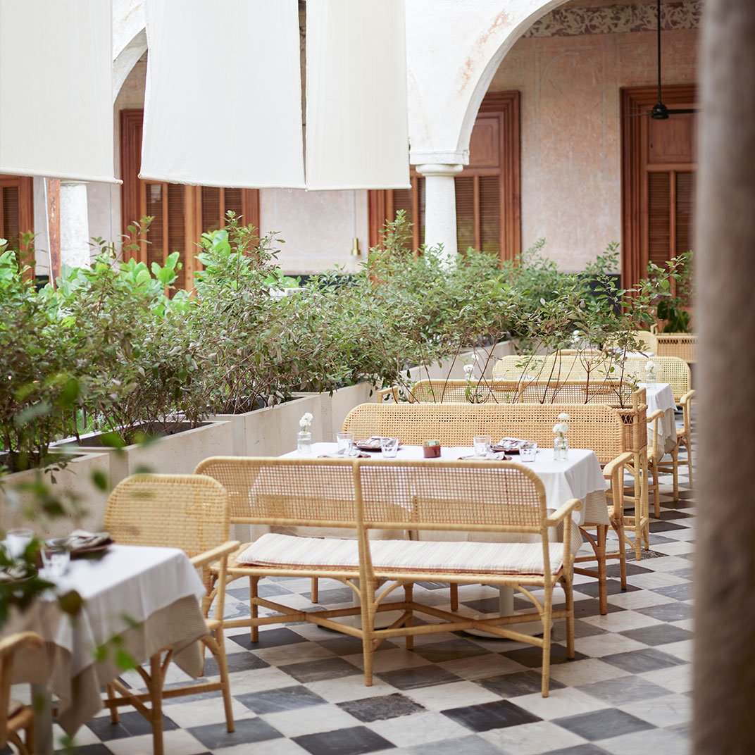 Hotel Sevilla, hotel sevilla restaurant and courtyard