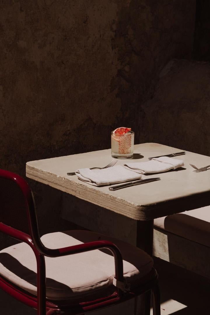 Hotel Sevilla, at the table