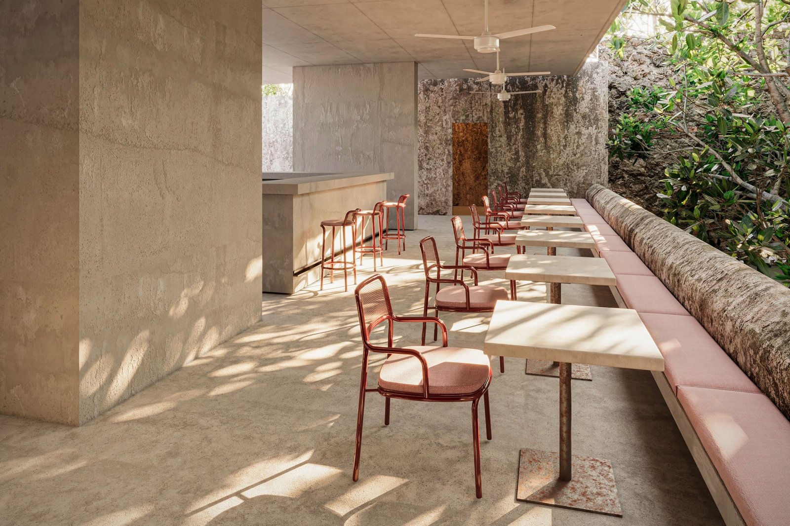 Hotel Sevilla, at the table