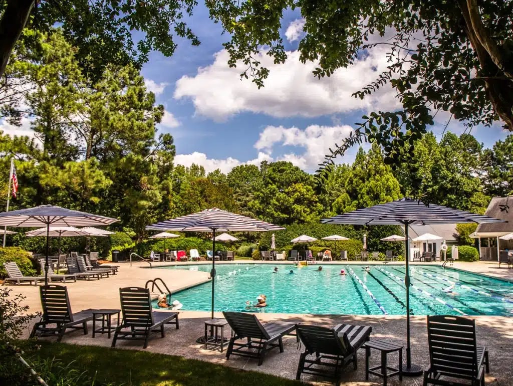 The Fearrington House Inn, the pool