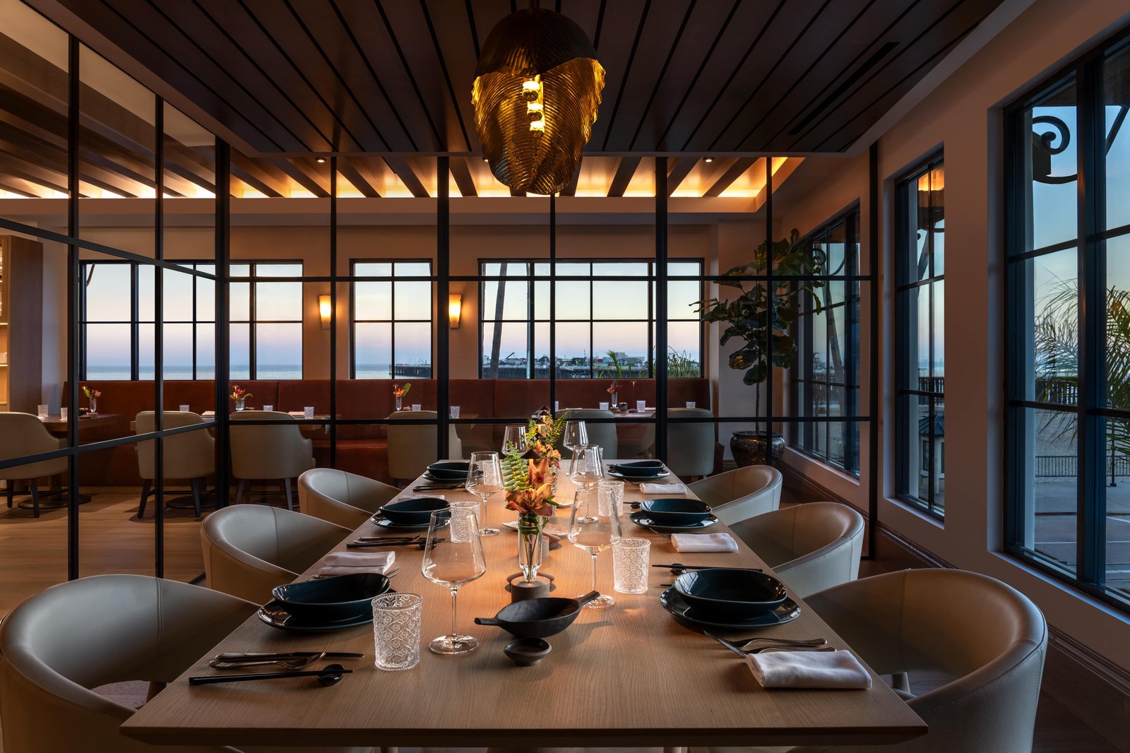 La Bahia Hotel & Spa, at the table