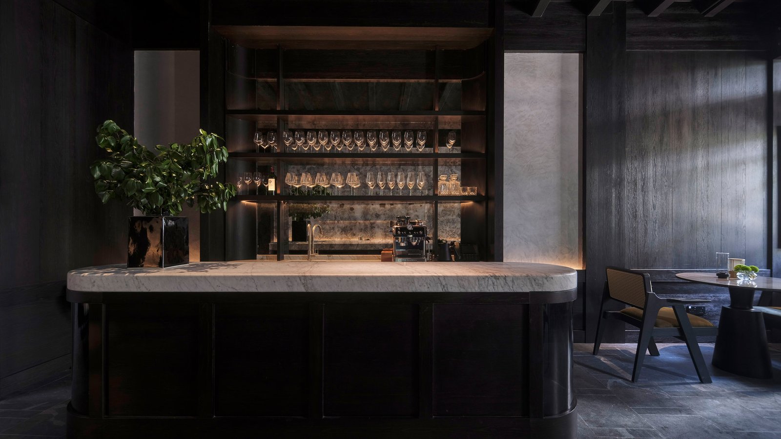 Soori Penang, courtyard restaurant, lounge and wine bar
