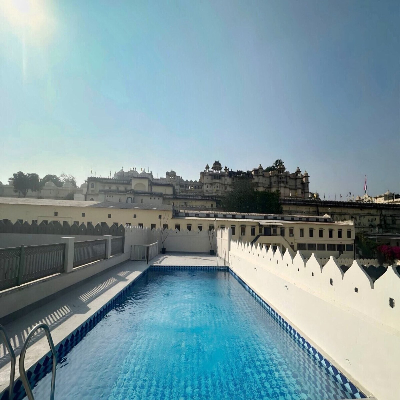 Manuscript-Jhilwara Haveli, the pool