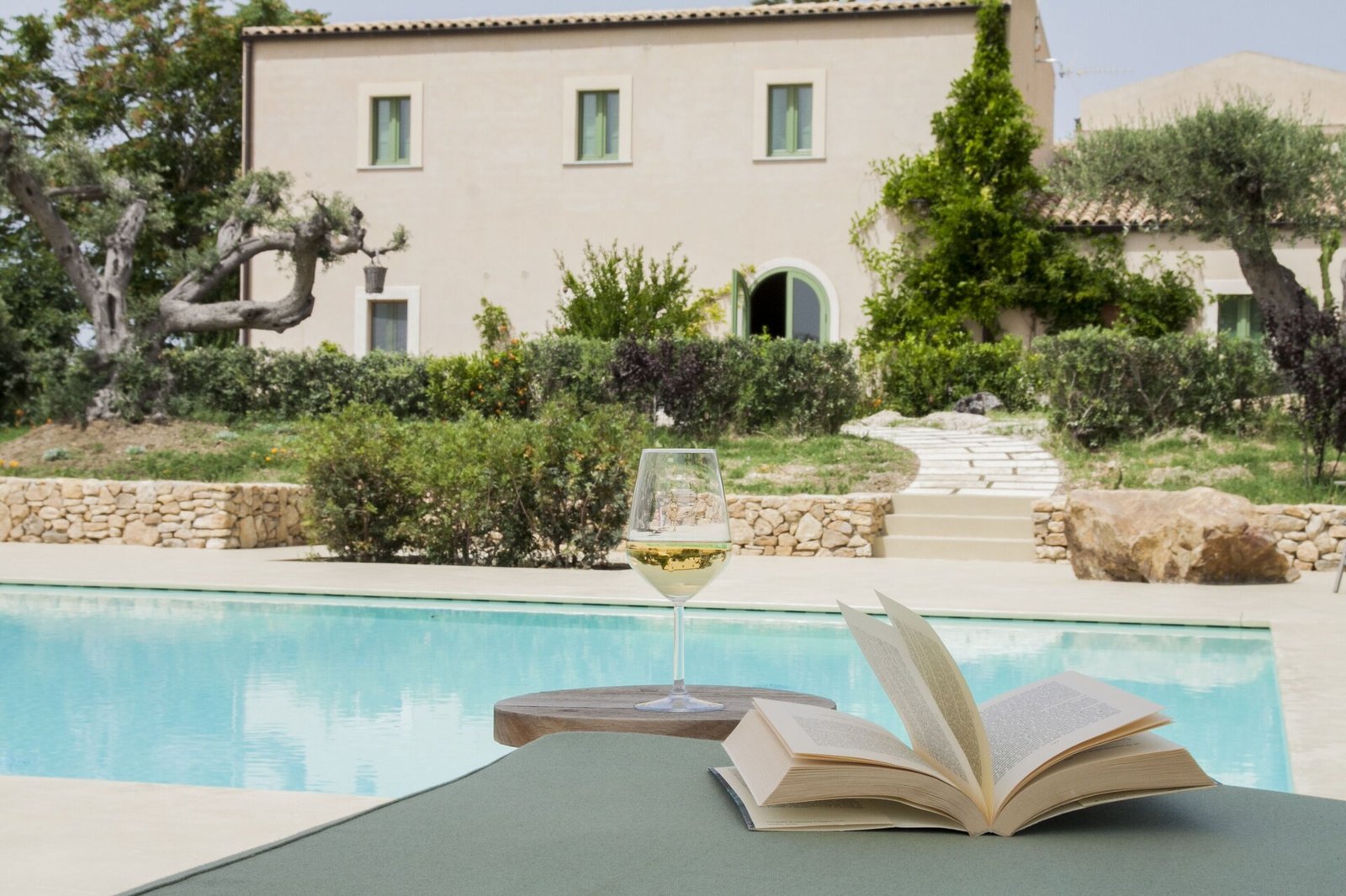 Organic Farm Resort Fontes Episcopi, the pool