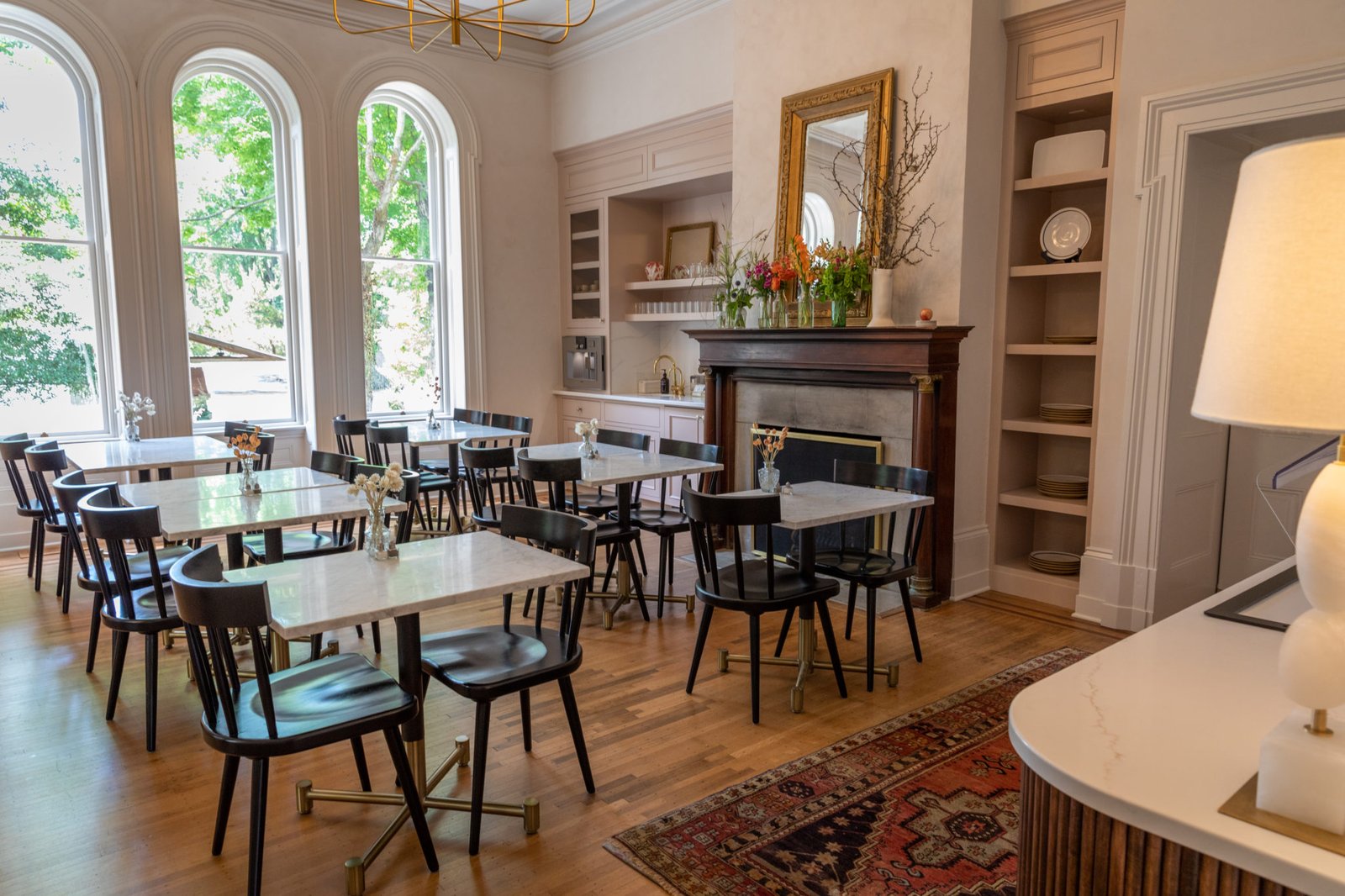 Heights House Hotel, at the table