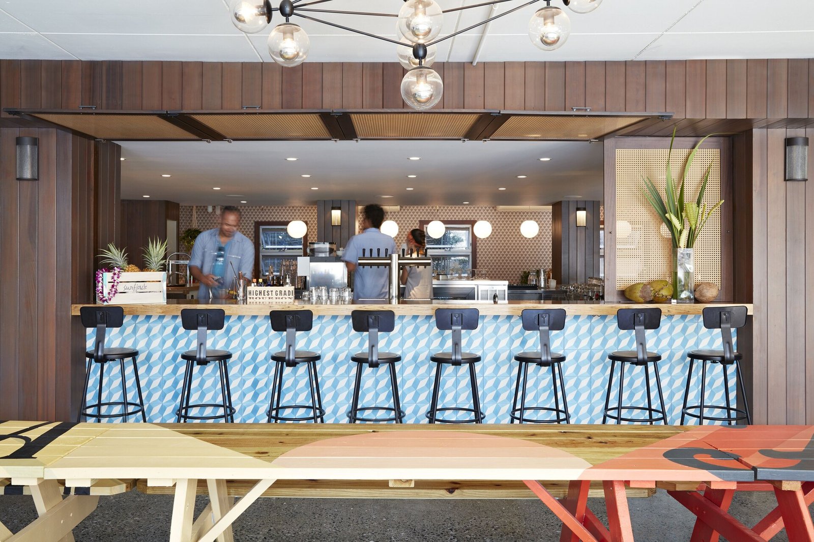 Surfjack Hotel & Swim Club, at the table